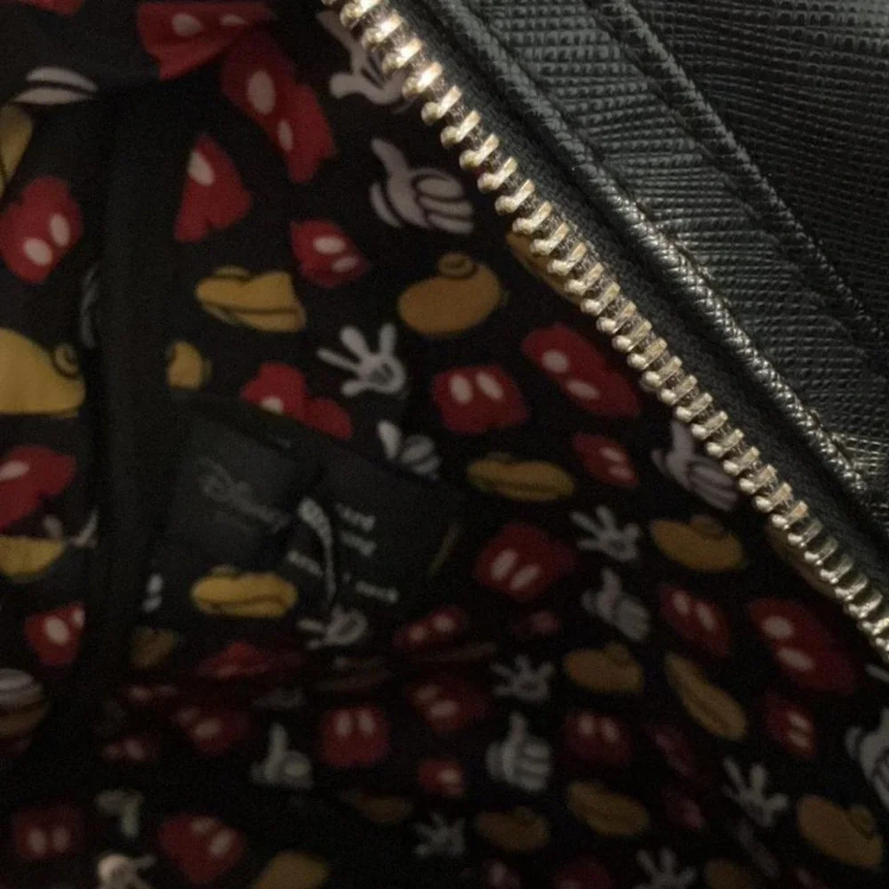 Loungefly‎ Mickey Mouse Backpack Kids Mini Black Red 3D Ears Disney
